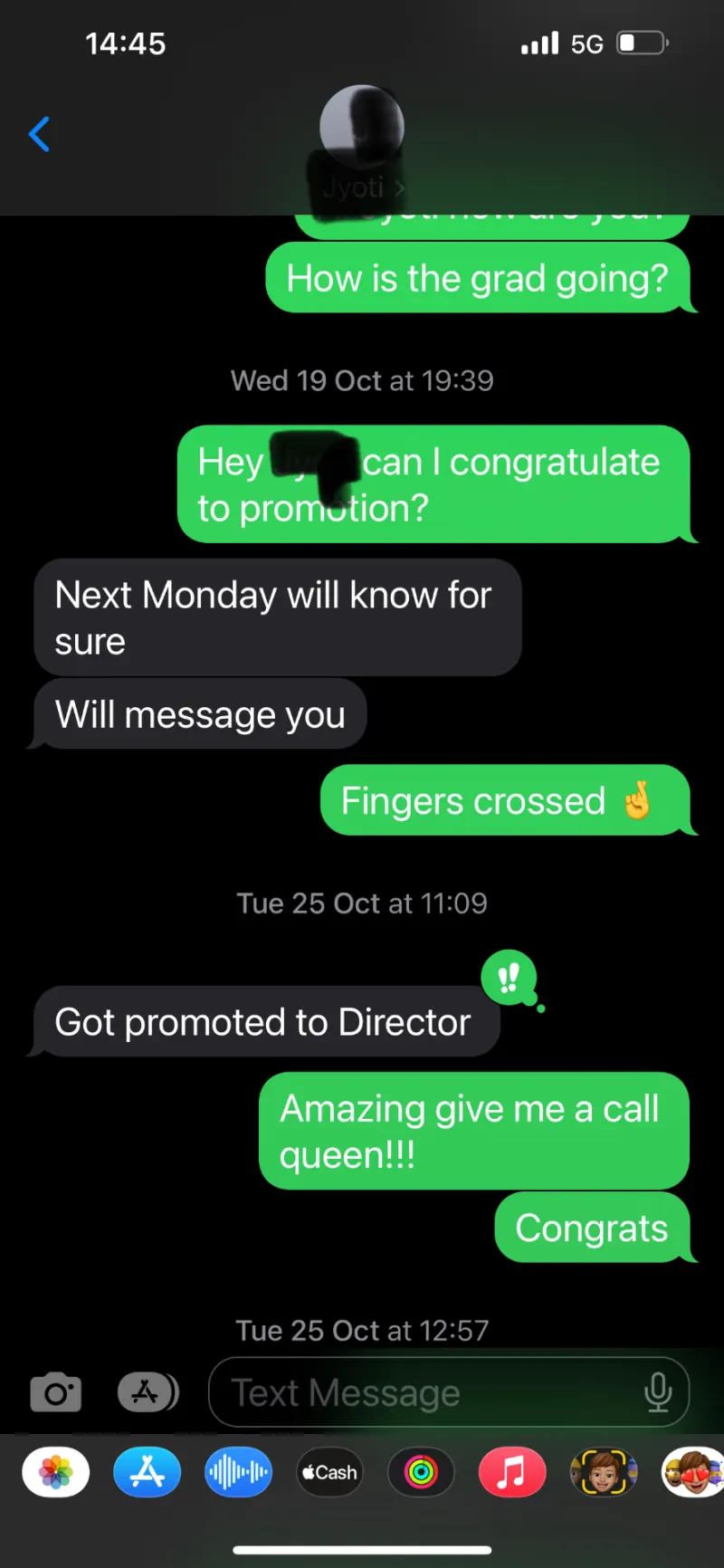 Got promoted to Director